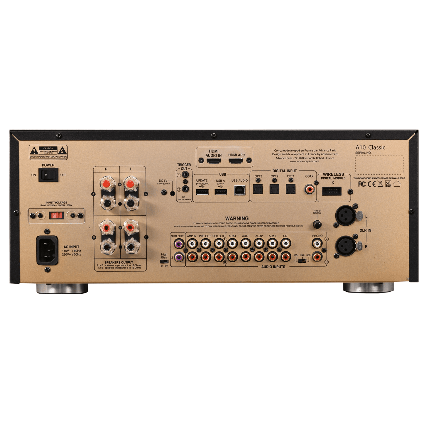 Advance Paris - A10 Classic Integrated Amplifier