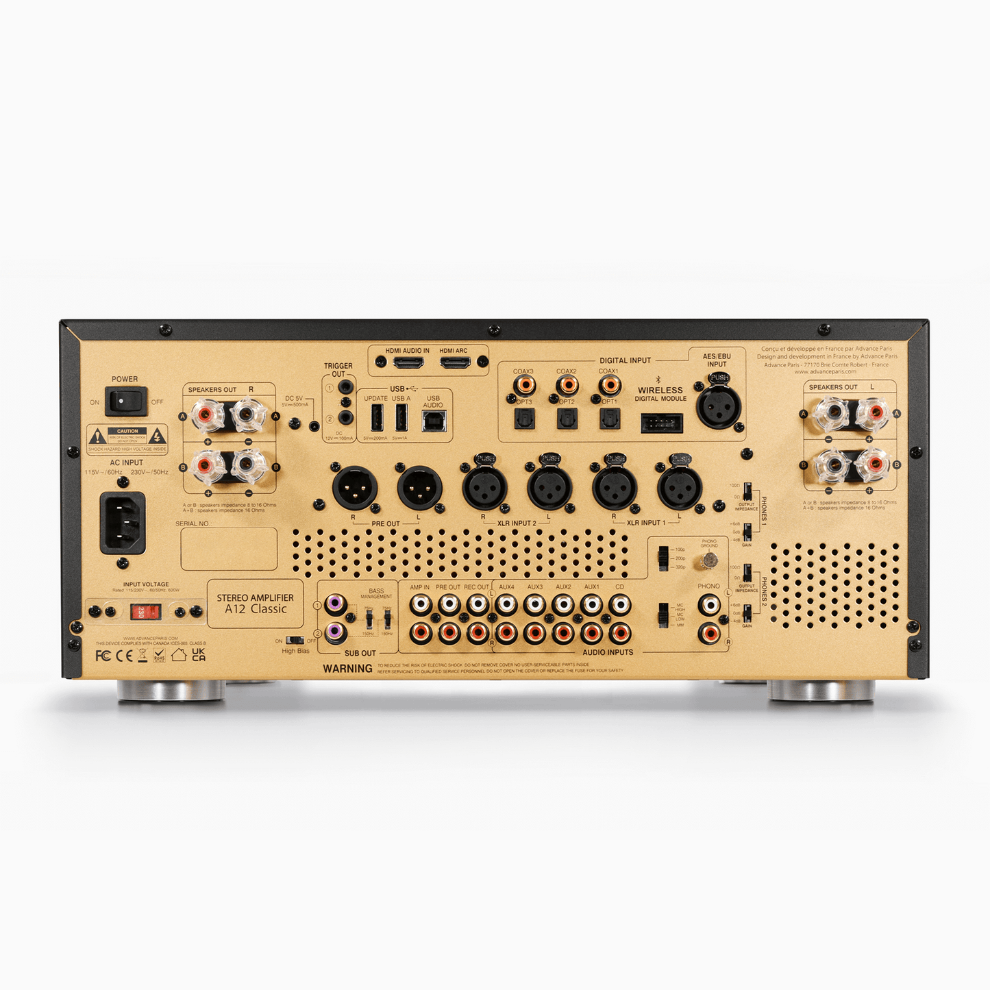 Advance Paris - A12 Classic Integrated Amplifier
